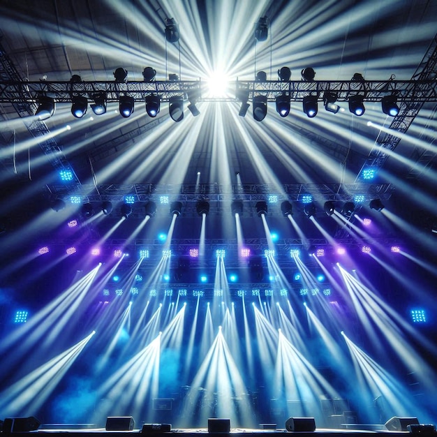 Photo how to design a lighting ramp for a flawless music stage performance