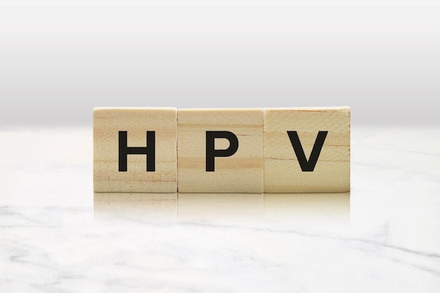 HPV Wood Tile Concept Health Awareness