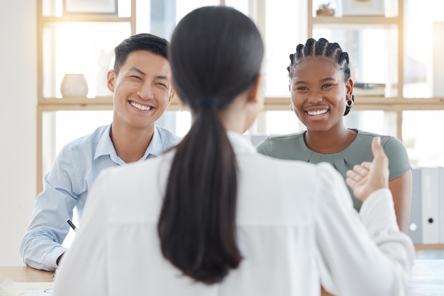 HR business people listening to job interview hiring meeting and discussion in corporate office Human resources employees management and recruitment company conversation with candidate for vacancy