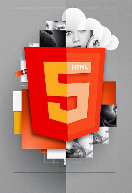 Html system for websites collage design