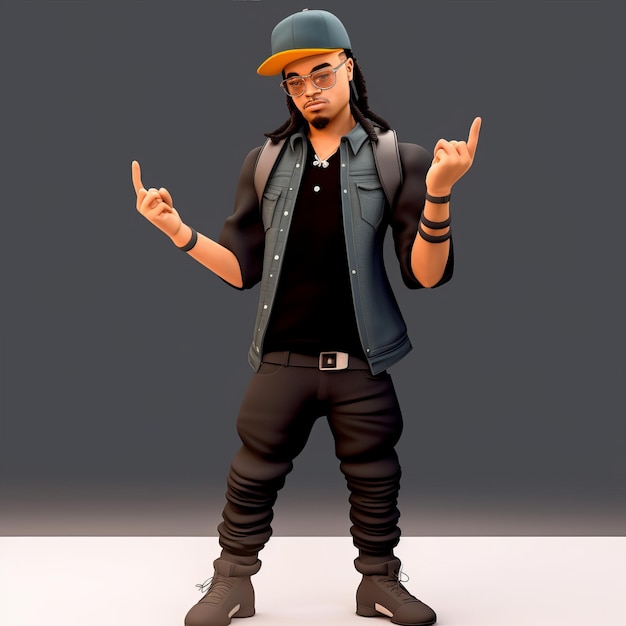 Photo httpssmjrunijl_dmhxspc 3d hip hop character in the cartoon style v 5 job id 8207dac8da0549b4890a7f0c666ddd10