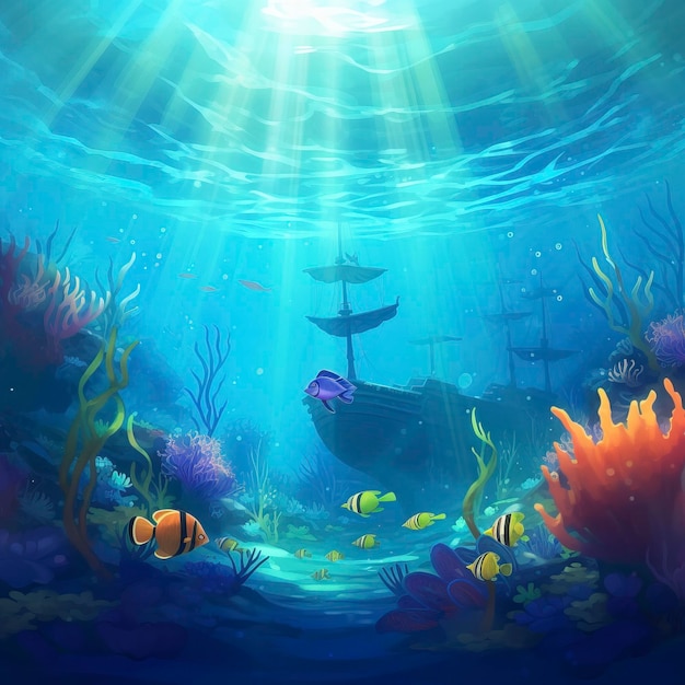 HttpssmjrunriyST4W_0Xw Undersea Cartoon Cute Direct sunlight HD 8K v 51 Job ID 933c2bf0b0a04db082b8194f467141b2