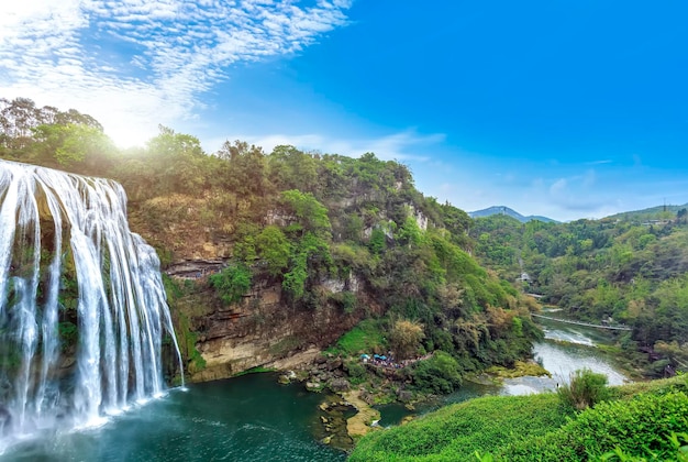 Huangguoshu Waterfall in Guizhou Province China