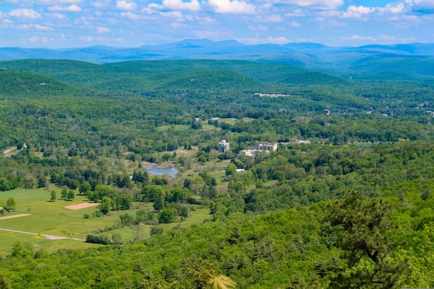 Hudson Valley Shawngunk Mountains Scenic Byway Overlook on Rt 52