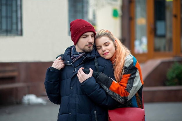 A hug in the street