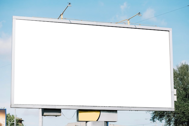 Huge empty billboard