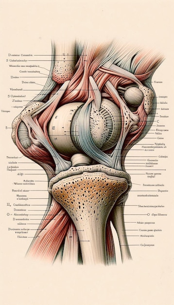 a human anatomy with the muscles labeled