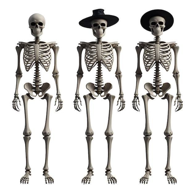 a human body skeleton for Halloween isolated human skeleton anatomy