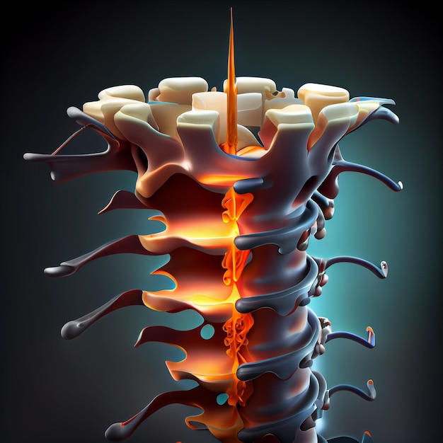 Human bones muscles Generative AI