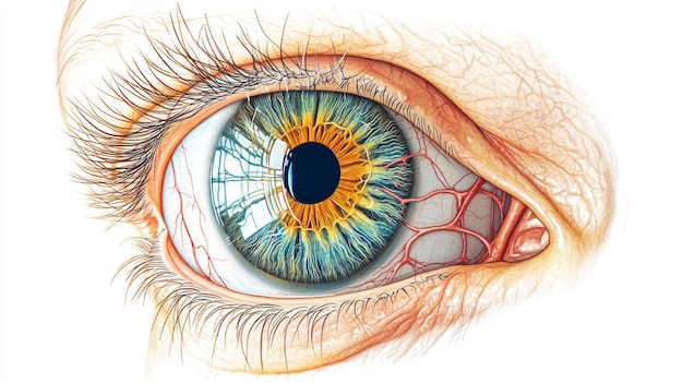 Human Eye Focusing Mechanism A Detailed Illustration