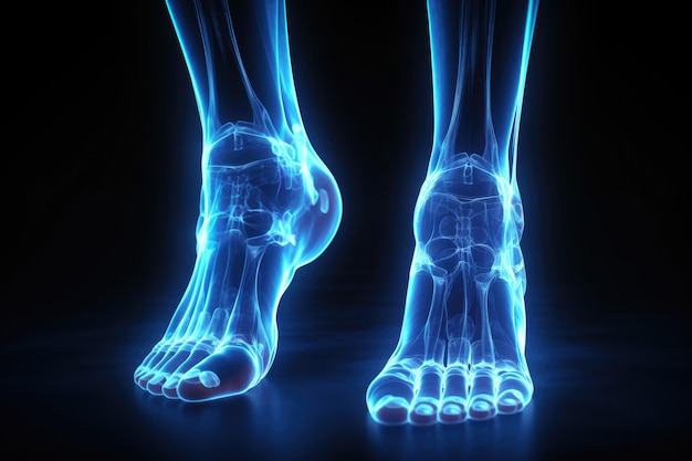 Human Foot XRay Image