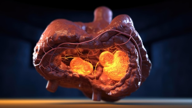 Human Gallbladder and Pancreas Anatomy