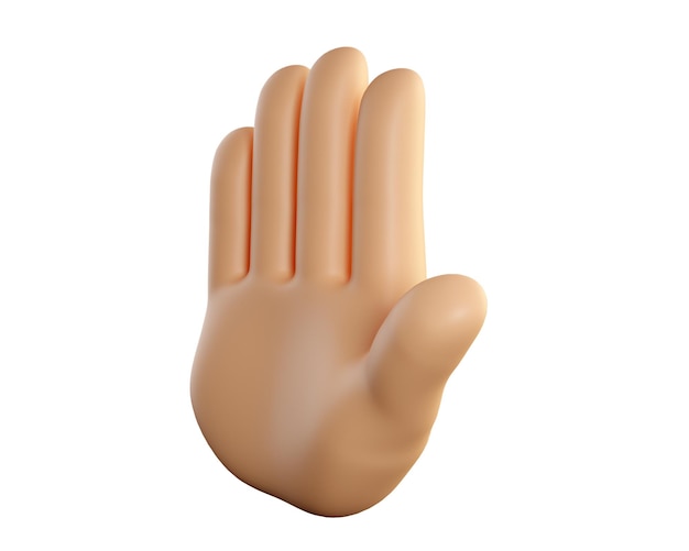 Human hand palm