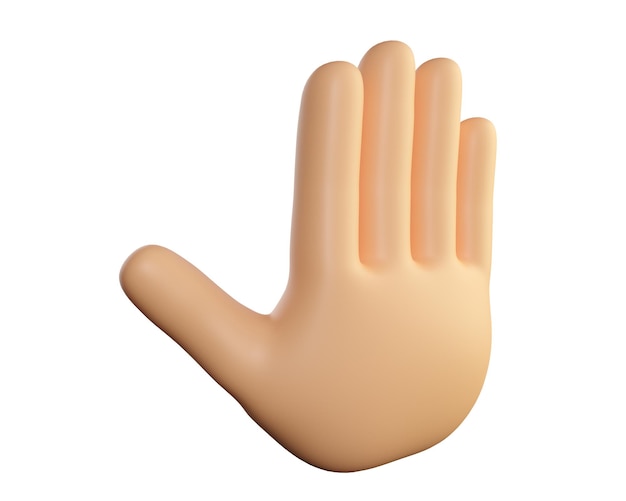 Human hand palm