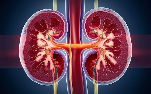 Human Kidney anatomy