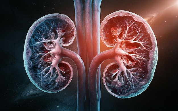 Human Kidney anatomy