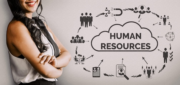 Photo human resources and people networking concept uds