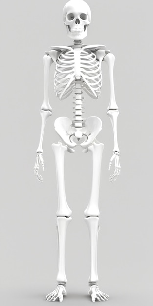 Human Skeleton Full Body Drawing