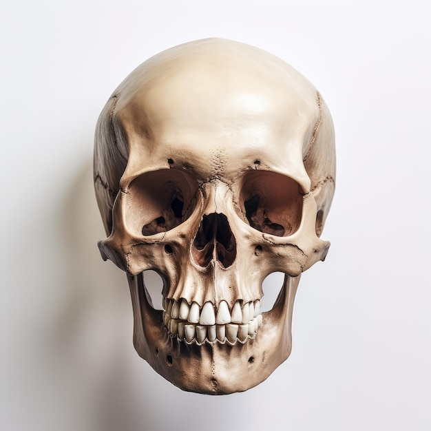 A human skull