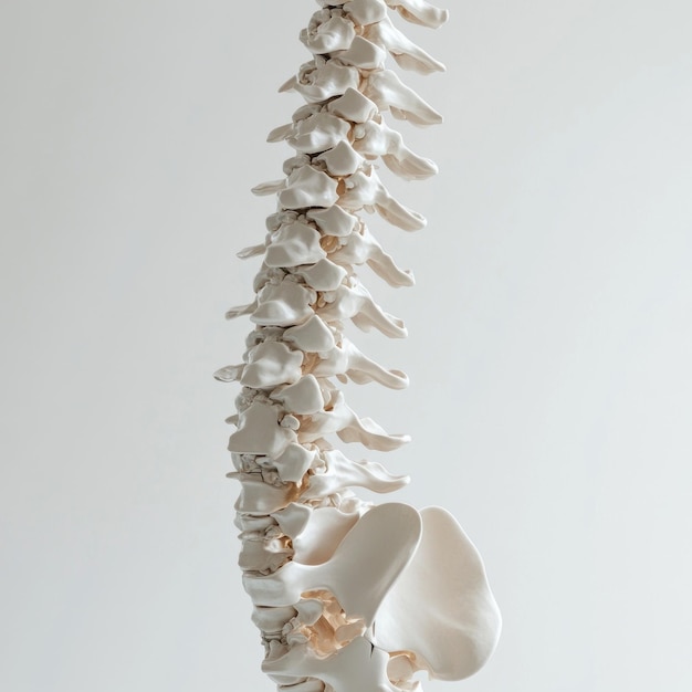 Human Spine Anatomy Detailed View of Vertebrae 1