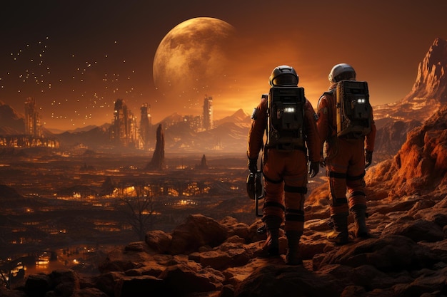 Humans on Mars fascinating concept of interplanetary exploration