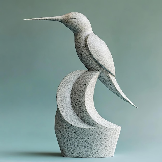 Photo hummingbird sculpture