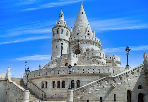 Hungary tourist and travel attractions Fisherman Bastion lookouts and panoramic views of Budapest