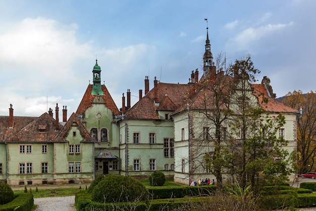 Hunting castle of Count Schonborn in Carpaty The castle of Count Schonborn In the past  Beregvar