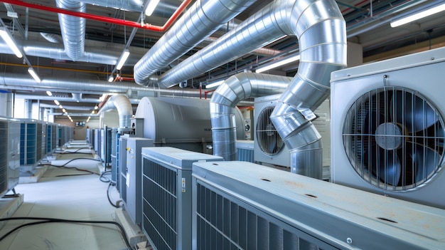 Photo hvac system in a building