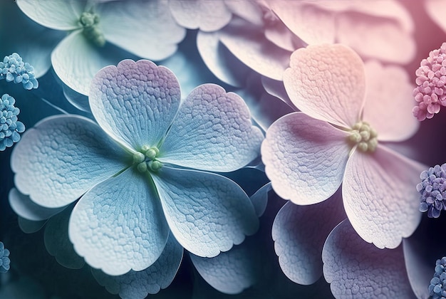 Hydrangea blue room flowers