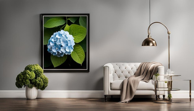 Hydrangea with Vines