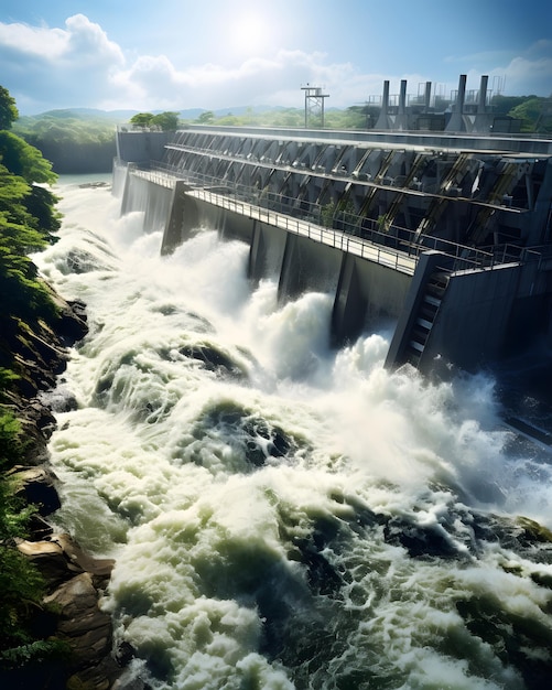 Hydroelectric power dam