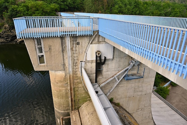 Hydroelectric power station runofriver hydroelectric power station Kaplan turbine MohelnoCzech Republic