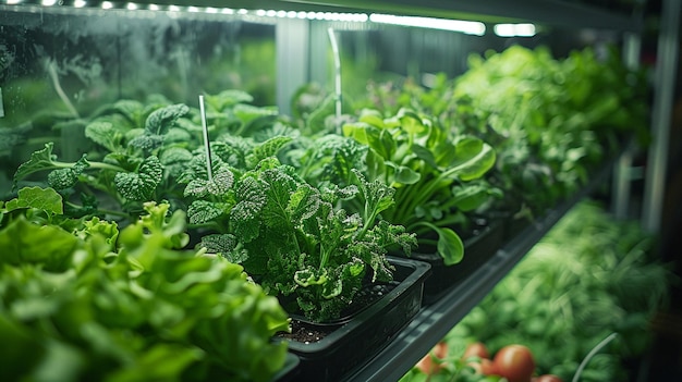 Hydroponic Vertical Farm Using Deep Water Background