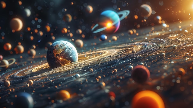 Hyperealistic Cosmic Visual Display