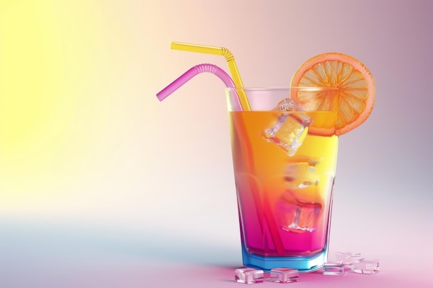 HyperRealistic 3D Drink Renderings on White Background