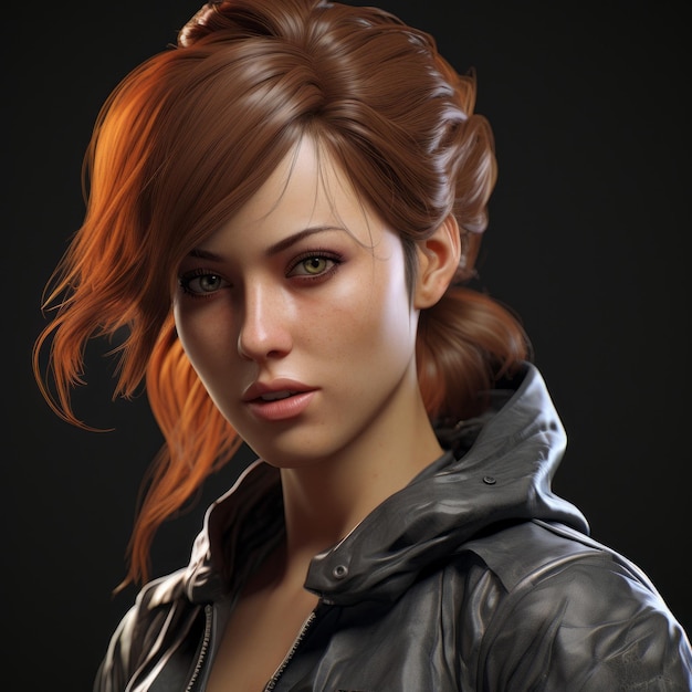 Hyperrealistic Zbrush Sculpt Of Beautiful Female Morph With Dynamic Lighting