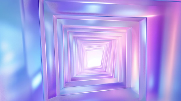 Hyperspace Tunnel Geometric rectangles rotate from the center and scatter in all directions