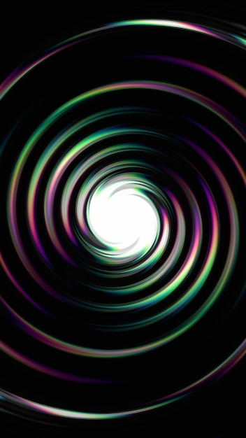 Hypnotic background psychedelic swirl bright colorful neon glow fantasy vortex spiral circle optical