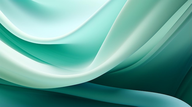 Hypnotic Interweaving of Mint Green and Seafoam