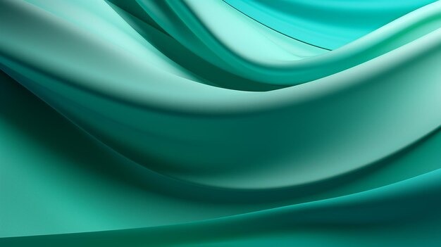 Hypnotic Interweaving of Mint Green and Seafoam