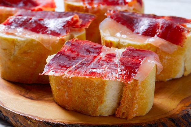 iberian ham from Spain tapas pinchos