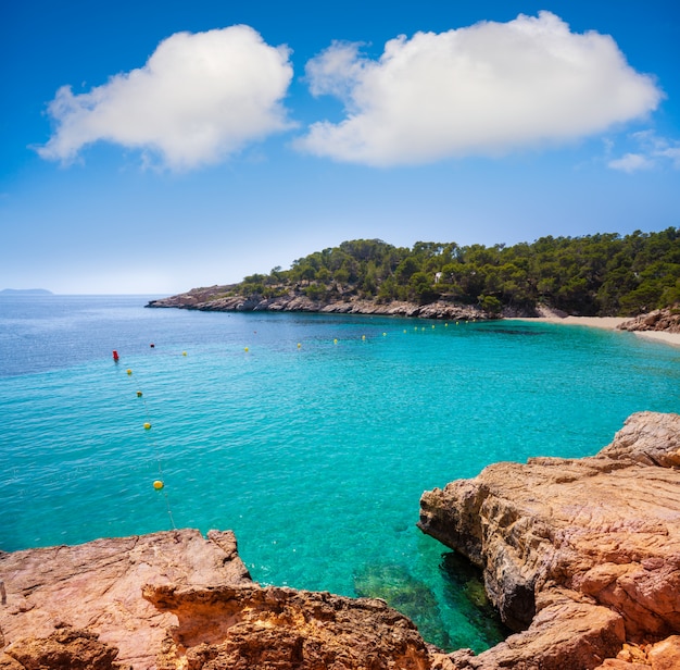 Ibiza Cala Salada and Saladeta in Balearics