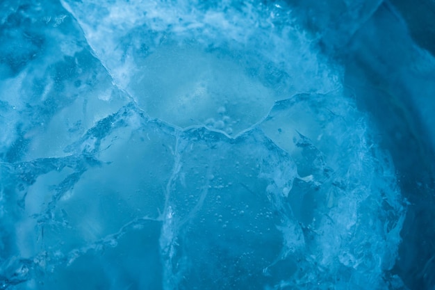 Ice background cold water abstract