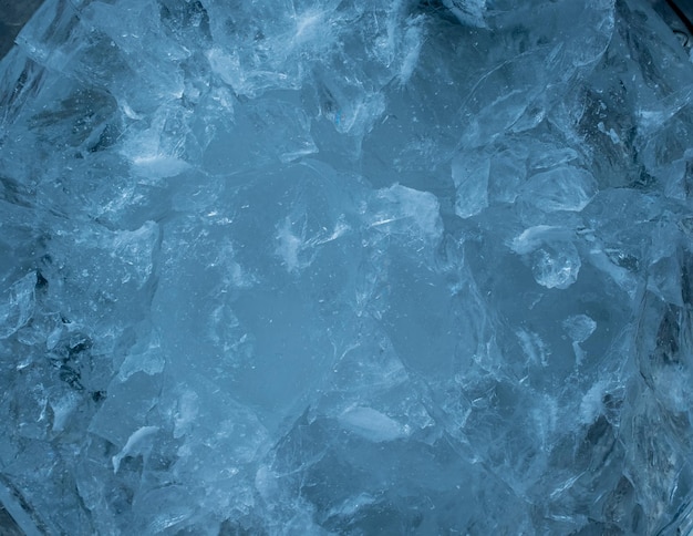 Ice background cold water abstract