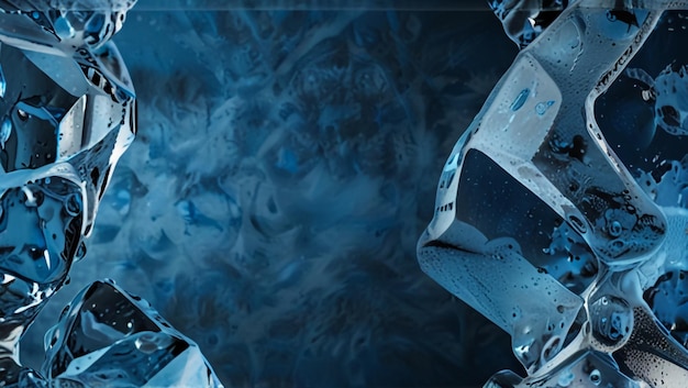 Ice background for designing ice banner for social media ice poster wallpaper design ice picture