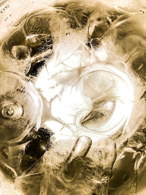 Ice background Ice cubes feel fresh on hot days Ice is indispensable in summer