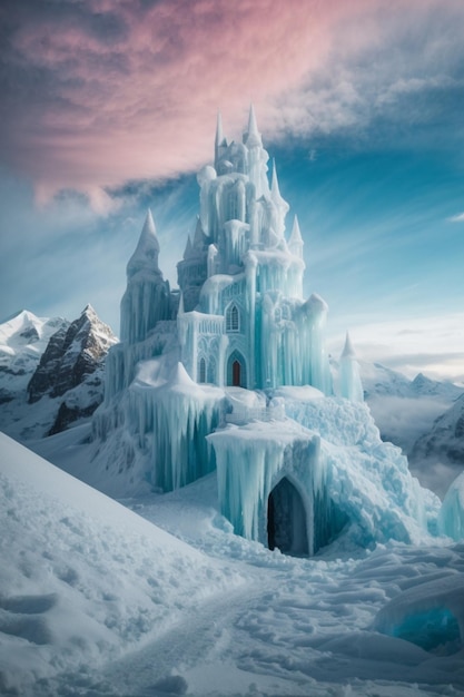 Photo ice castle