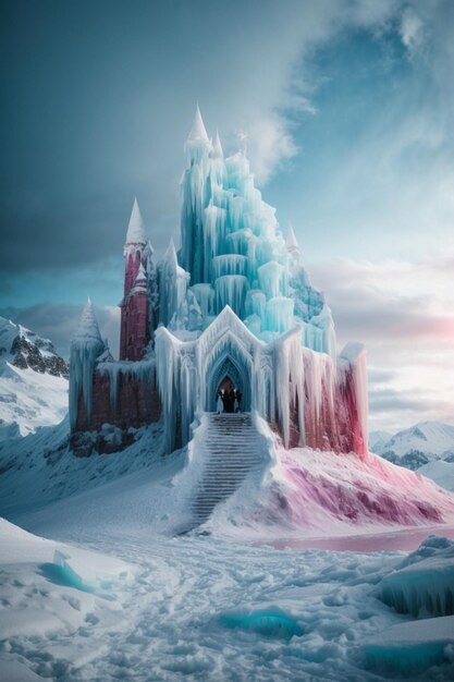 Photo ice castle