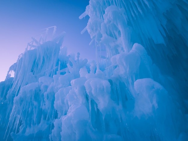 Ice Castles of Siverthorne, Colorado.